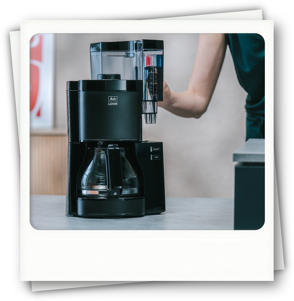 Polaroid of Melitta Look with removable water tank
