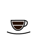 Icon of a cup Espresso doppio 
