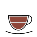 Icon of a cup of Cafe Creme doppio