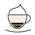 Icon of a cup of Caffe Latte