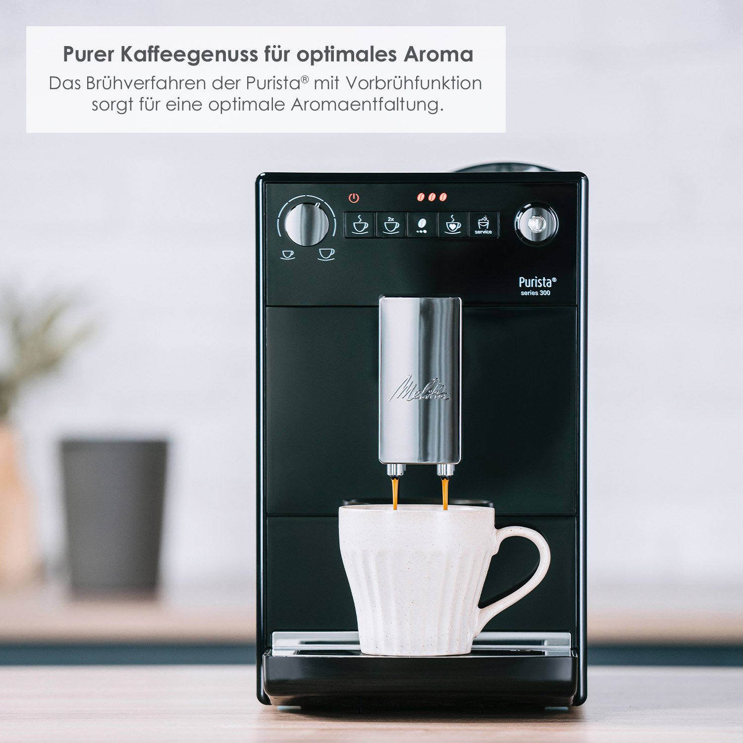 Produktbild von Purista® Kaffeevollautomat, Schwarz - 13