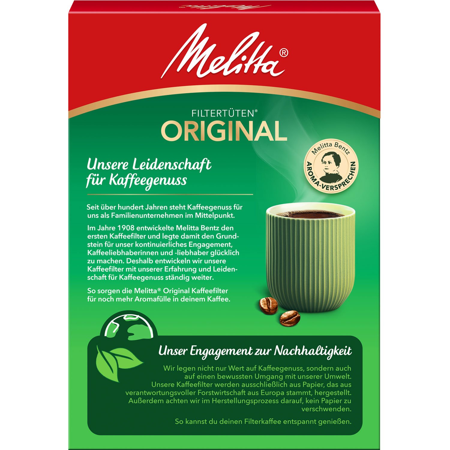 Produktbild von Melitta® Original, 102®, braun, 80 St. Filtertüten®, Braun - 3