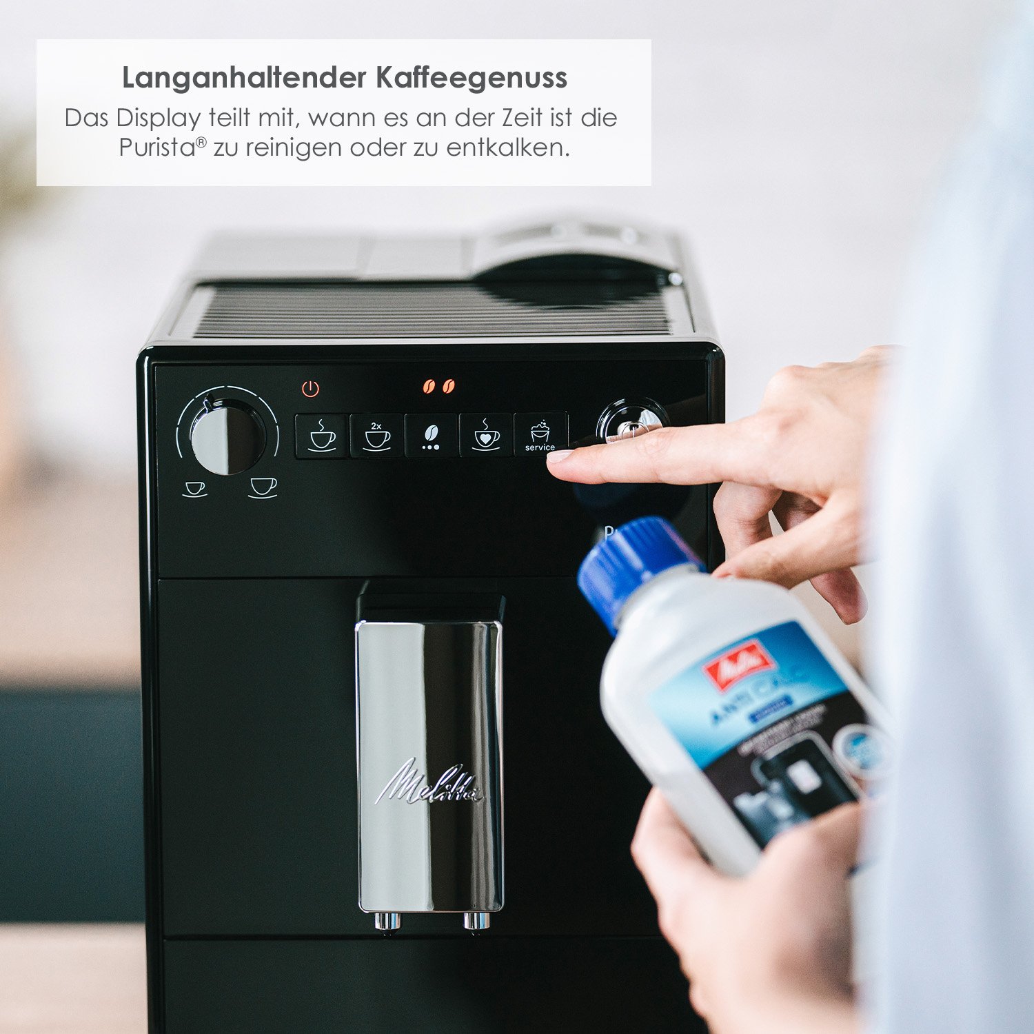 Produktbild von Purista® Kaffeevollautomat, Schwarz - 16