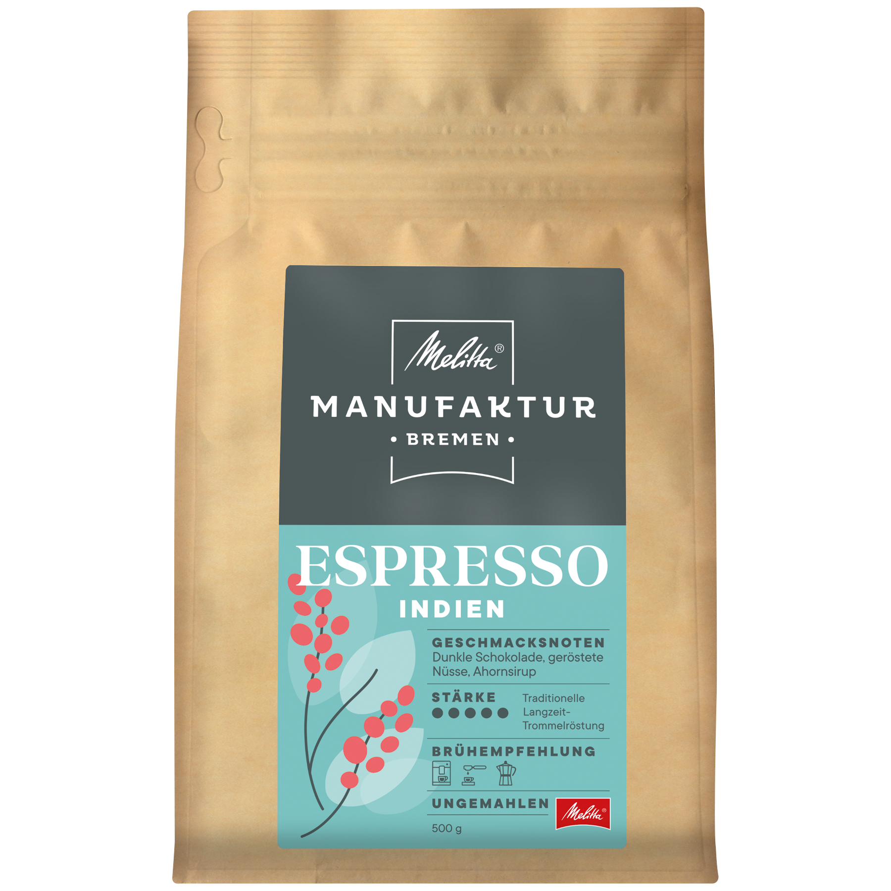 Produktbild von Melitta® Manufaktur-Kaffee Espresso Kaffeebohnen 500g,  - 3