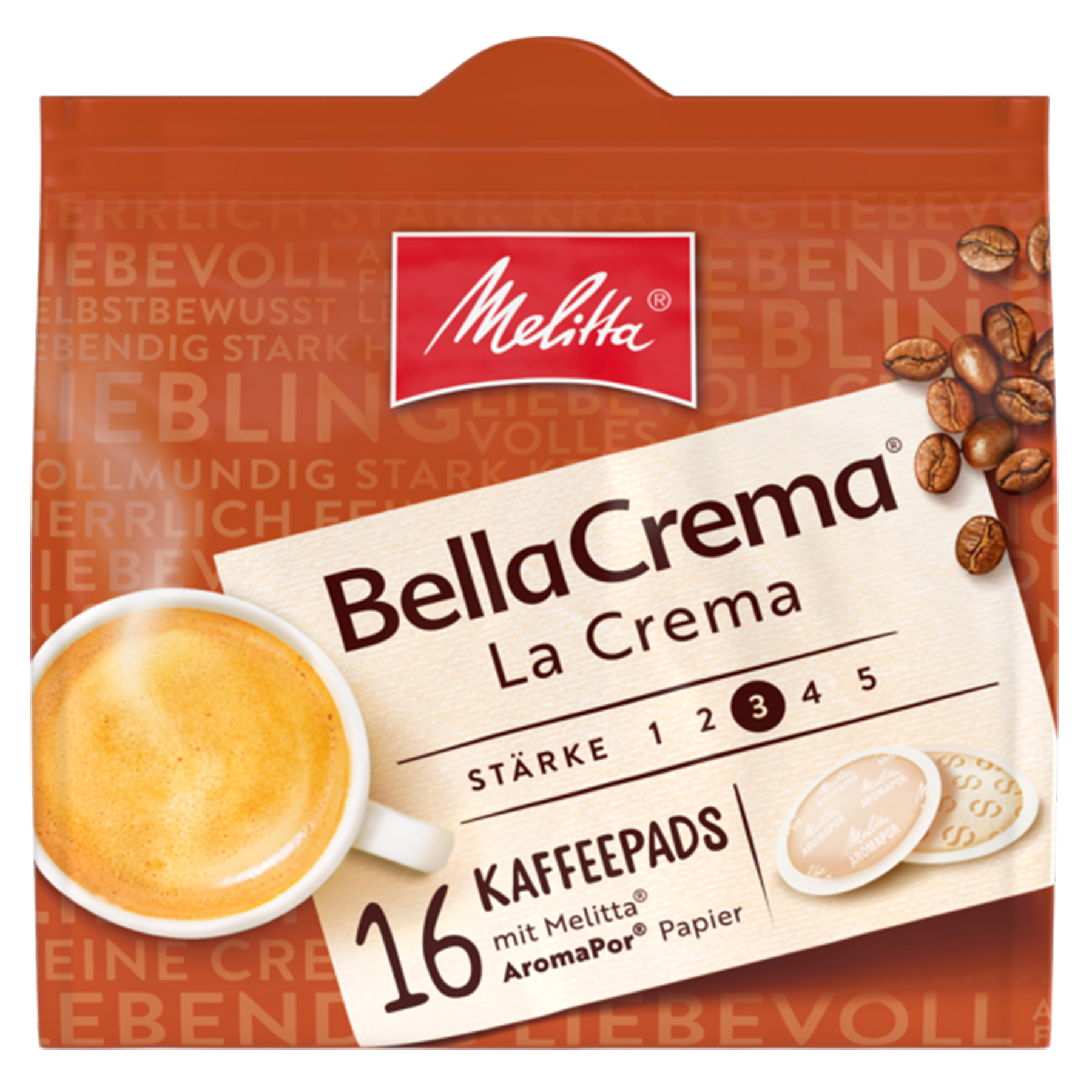 Produktbild von Melitta® BellaCrema® LaCrema Kaffeepads - 2