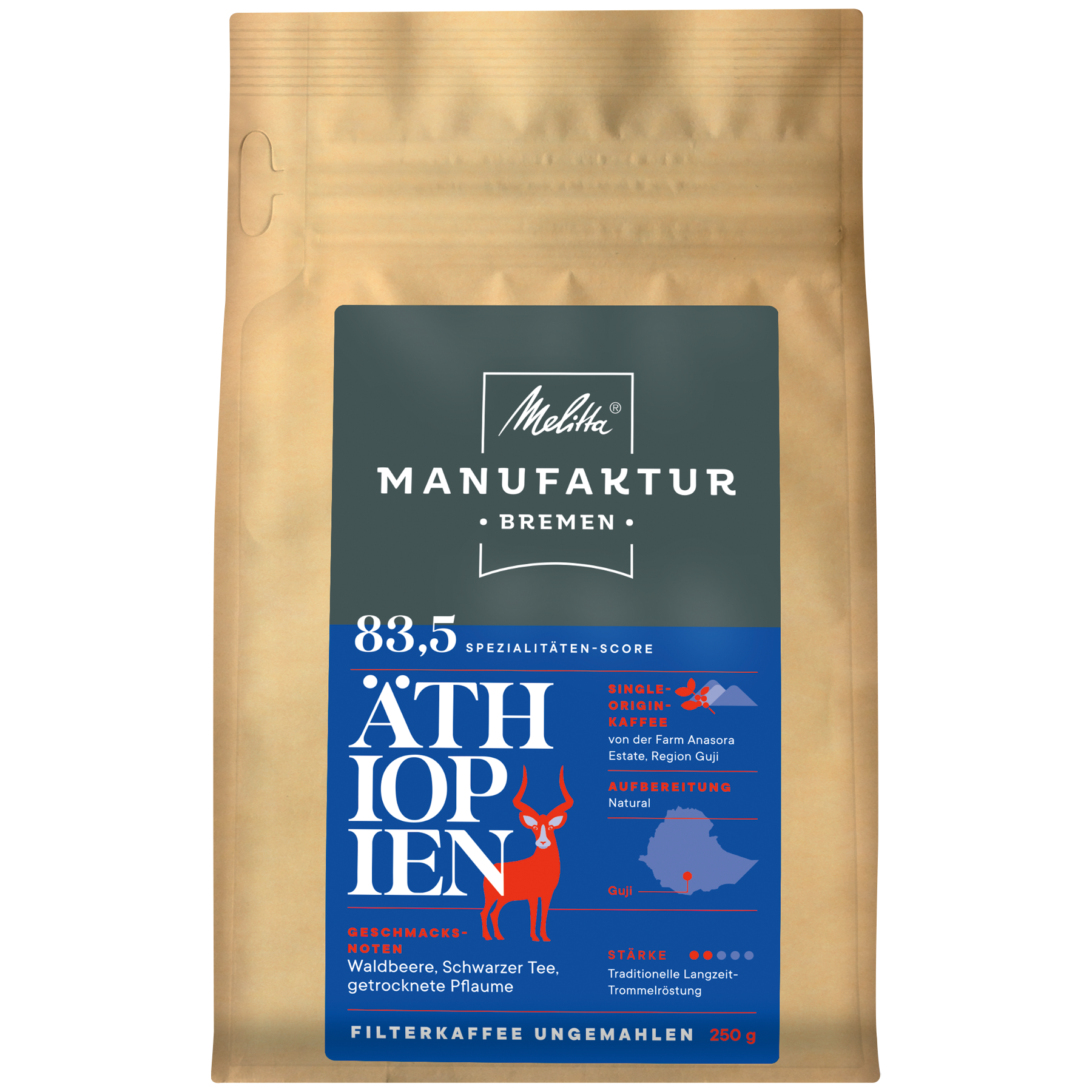 Produktbild von Melitta® Manufaktur-Kaffee Äthiopien Kaffeebohnen 250g,  - 2