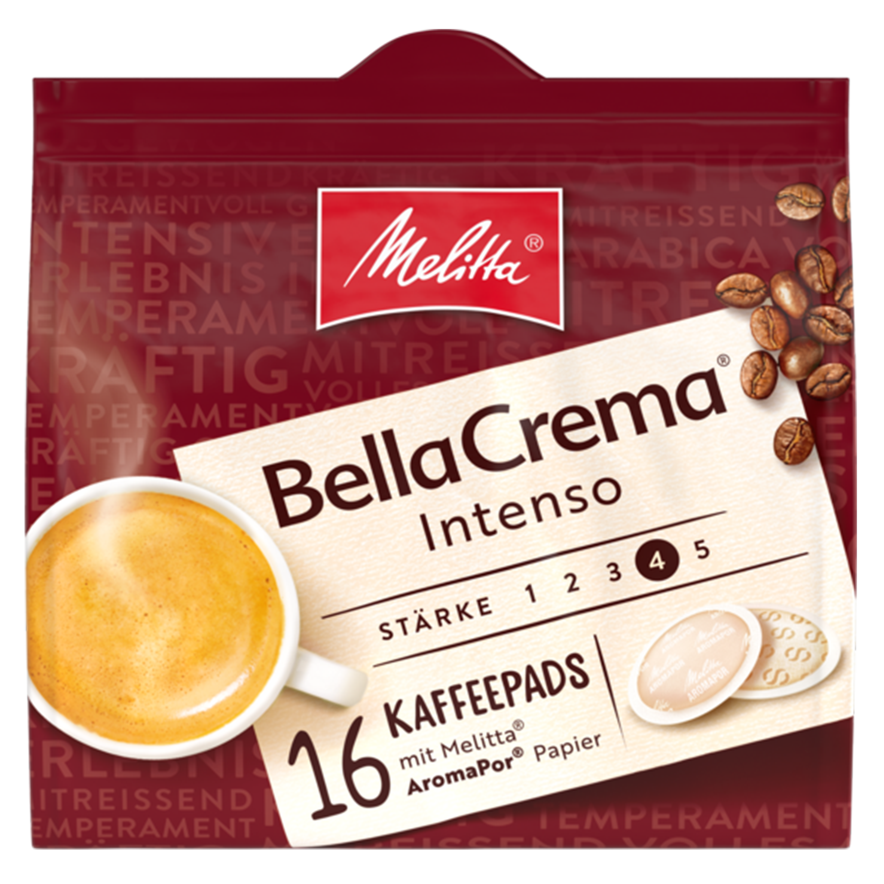 Produktbild von Melitta® BellaCrema® Intenso Kaffeepads - 2