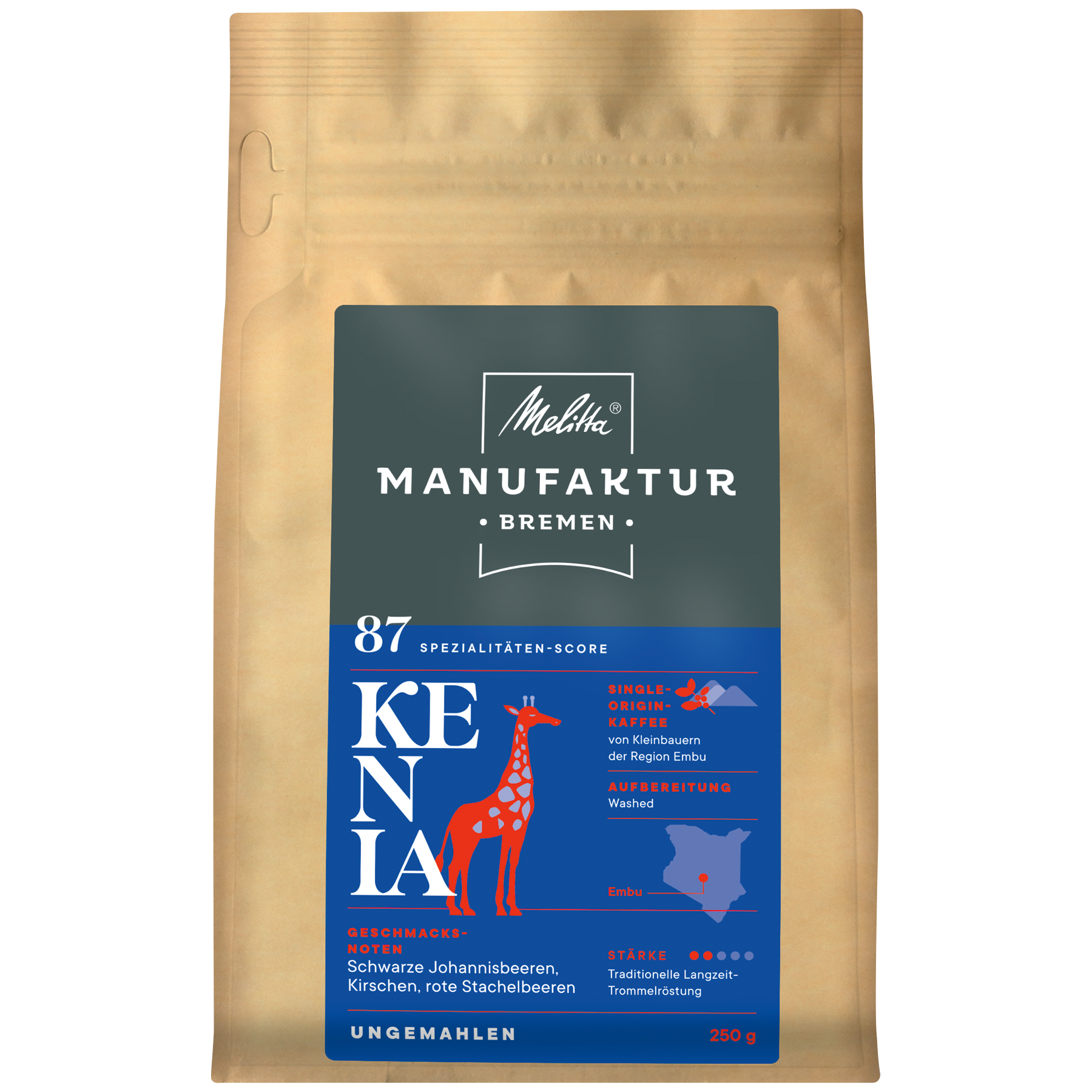 Produktbild von Melitta® Manufaktur-Kaffee Kenia Kaffeebohnen 250g - 2