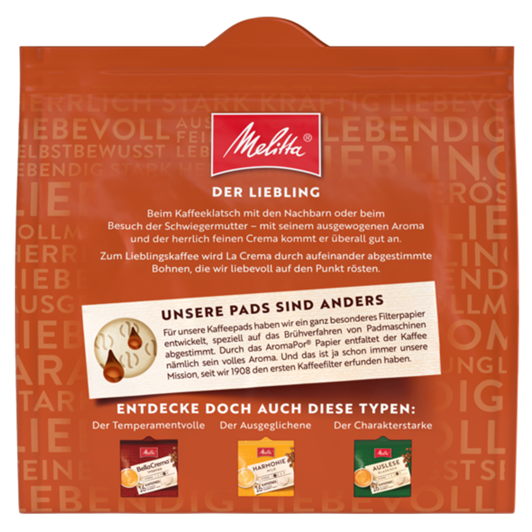 Produktbild von Melitta® BellaCrema® LaCrema Kaffeepads - 3