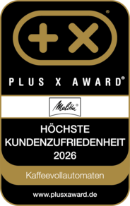 Siegel für den Plus X Award für Höchste Kundenzufriedenheit 2026