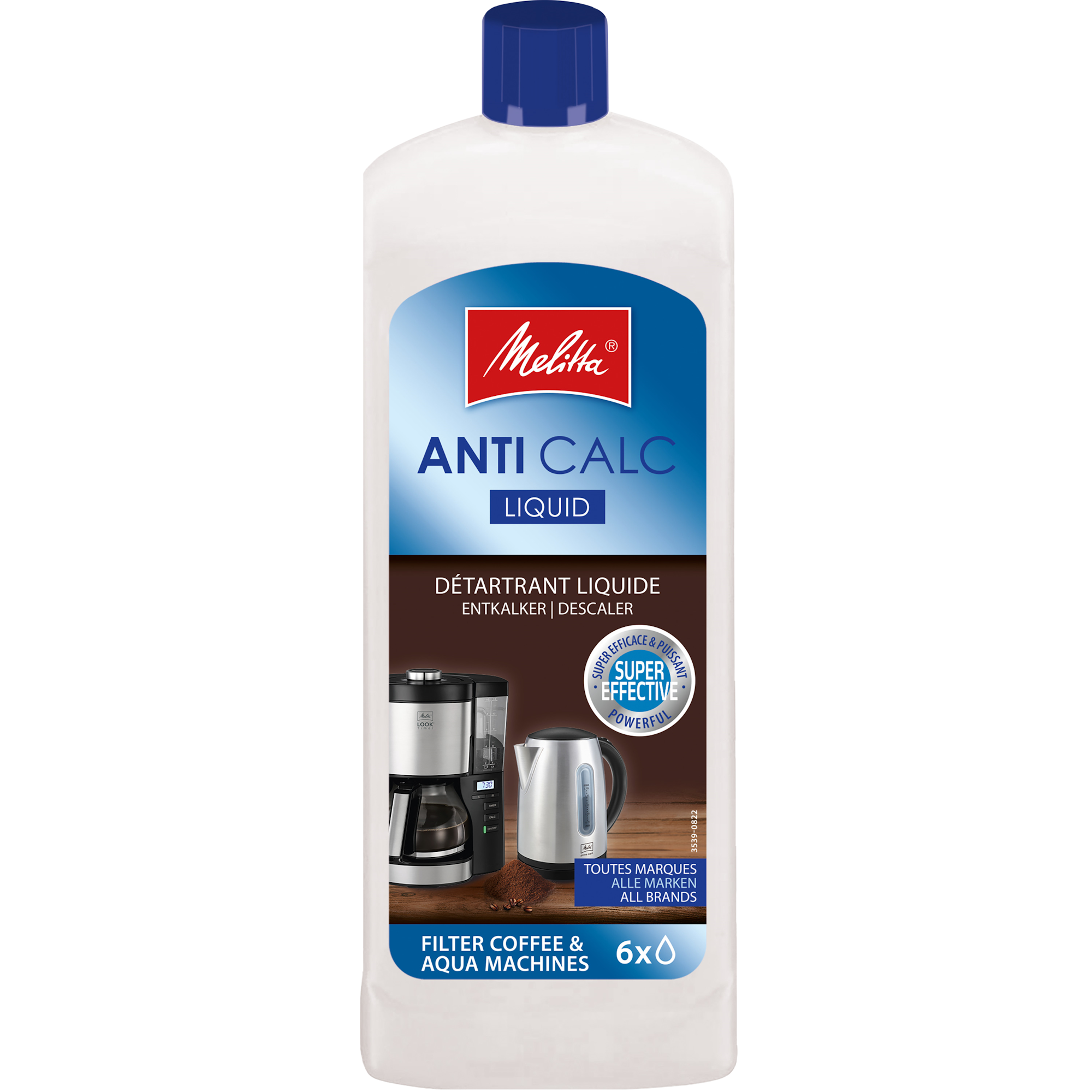 Produktbild von Anti Calc Flüssigentkalker für Filterkaffeemaschinen und Wasserkocher  - 1
