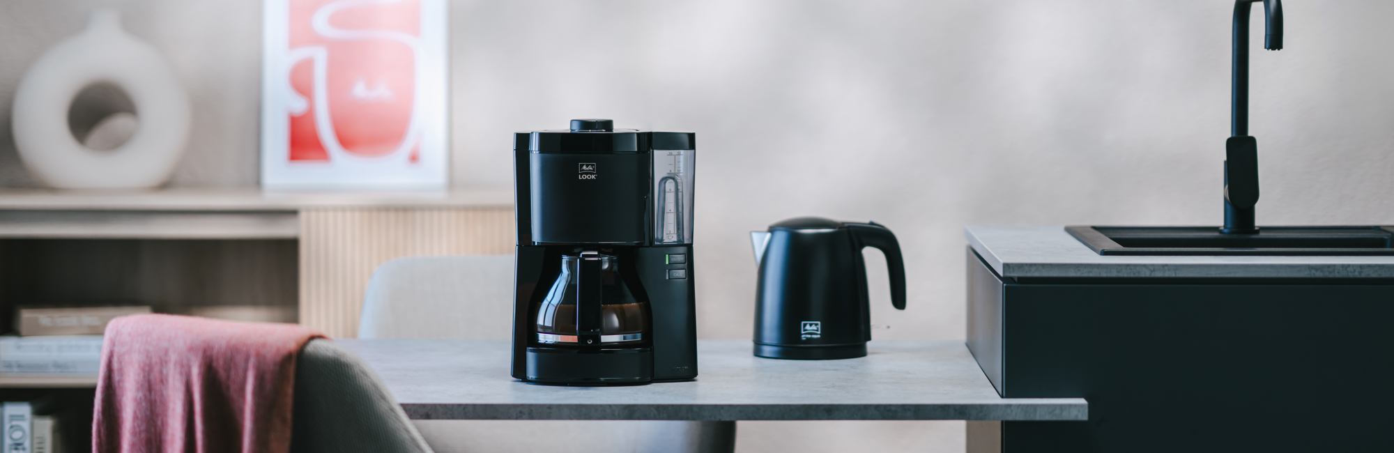 Melitta® Look® Filterkaffeemaschine mit Glaskanne
