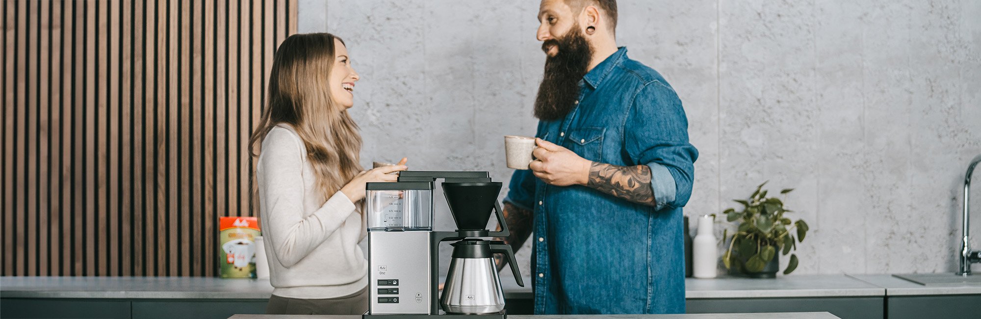 Melitta One® Therm Filterkaffeemaschine mit Isolierkanne.