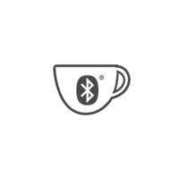 icon melitta cup with bluethooth logo