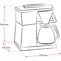 Produktbild von Excellent 5.0 Filterkaffeemaschine, Schwarz - 4