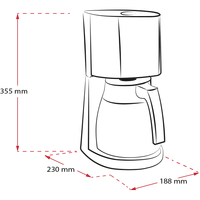 Produktbild von Enjoy® Therm Filterkaffeemaschine, Schwarz - 6