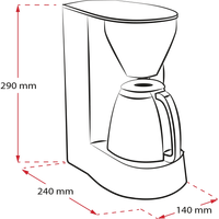 Produktbild von Single 5® Filterkaffeemaschine, Schwarz - 5