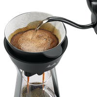 Produktbild von Melitta AMANO® Kaffeebereiter, schwarz-silber (B-Ware) - 4