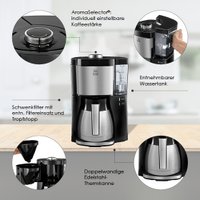 Produktbild von LOOK® Therm Perfection Filterkaffeemaschine, Schwarz - 17