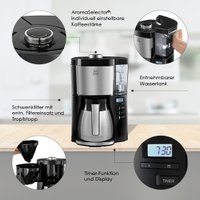 Produktbild von LOOK® Therm Timer Filterkaffeemaschine, Schwarz - 21