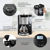 Produktbild von LOOK® Timer Filterkaffeemaschine, Schwarz - 30