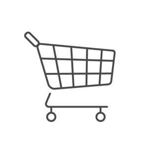Icon Einkaufswagen, Kauf abschließen