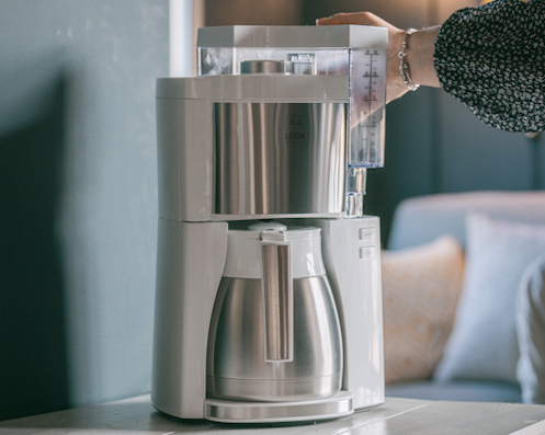 Melitta LOOK Therm Perfection Filterkaffeemaschine mit Thermkanne und abnehmbarem Wassertank