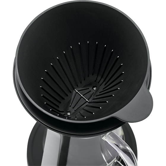 Produktbild von Melitta AMANO® Kaffeebereiter, schwarz-silber (B-Ware) - 3