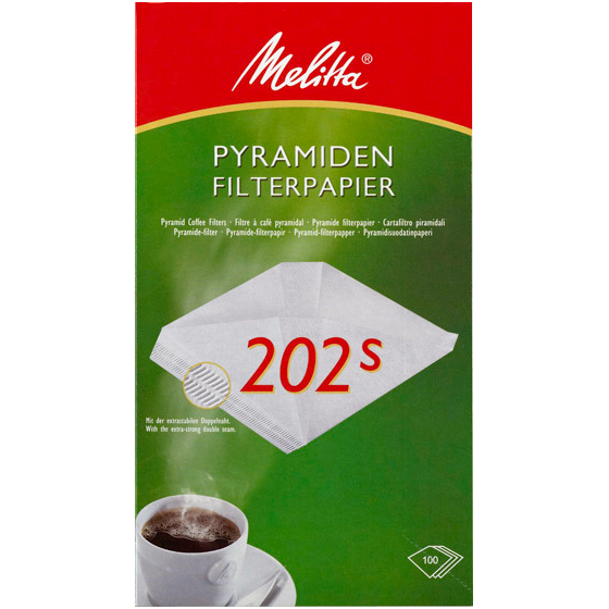 Produktbild von Melitta® 202 Pyramiden-Filterpapier - 1