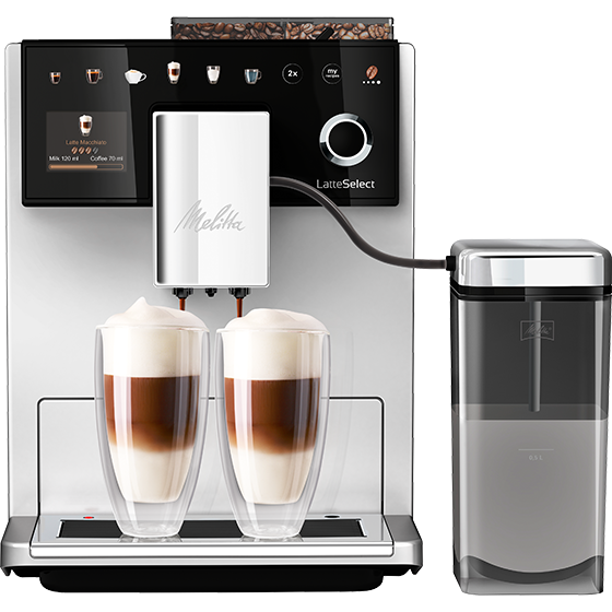 Produktbild von LatteSelect Kaffeevollautomat, Silber - 1