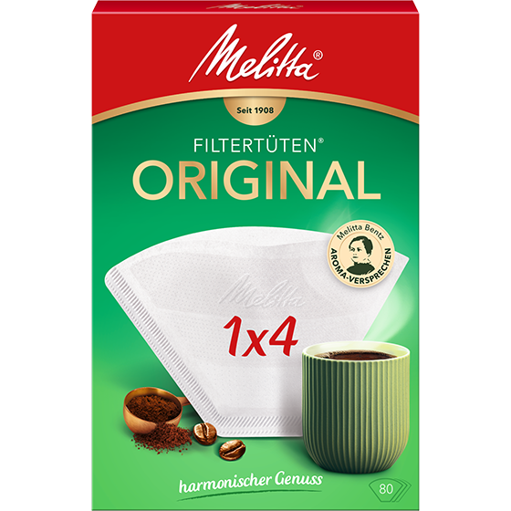 Melitta® Filtertüten® Original, 1x4®, 80 Stück
