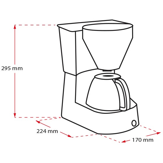 Produktbild von Easy, schwarz (Refurbished) Filterkaffeemaschine - 3