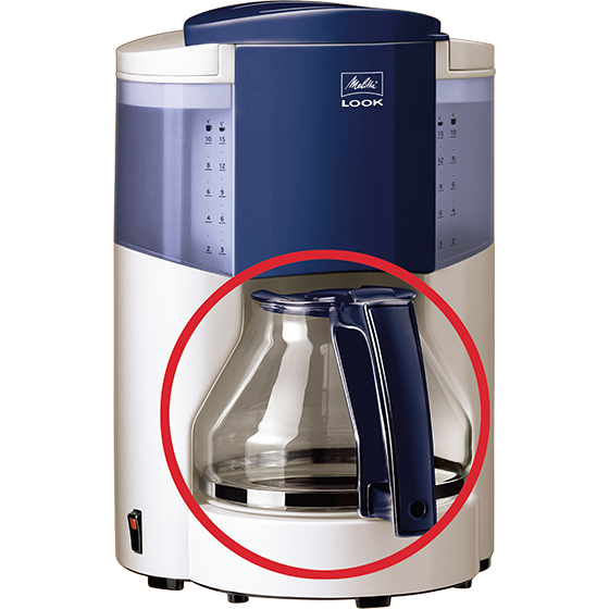 Produktbild von Glaskanne, Look, blau: Typ M 640-10  - 2