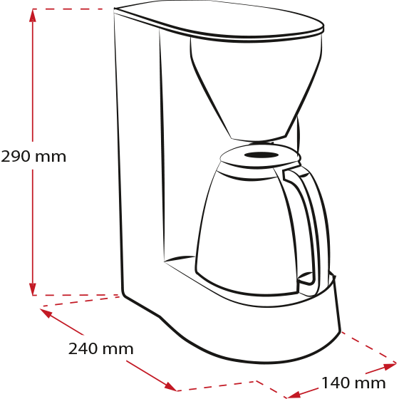 Produktbild von Single 5® Filterkaffeemaschine, Schwarz - 5