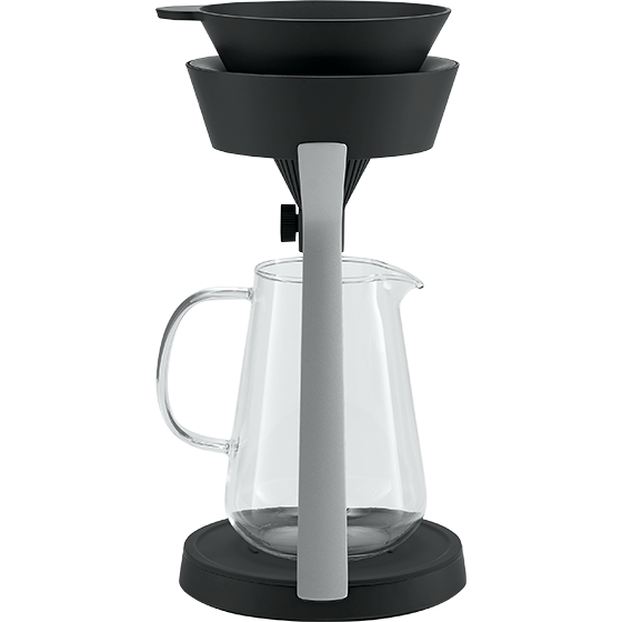 Produktbild von Melitta AMANO® Kaffeebereiter, schwarz-silber (B-Ware) - 2