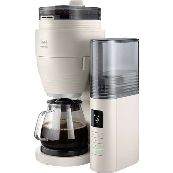 Produktbild von AromaFresh Pro X Filterkaffeemaschine mit Mahlwerk, Warm grey - 3
