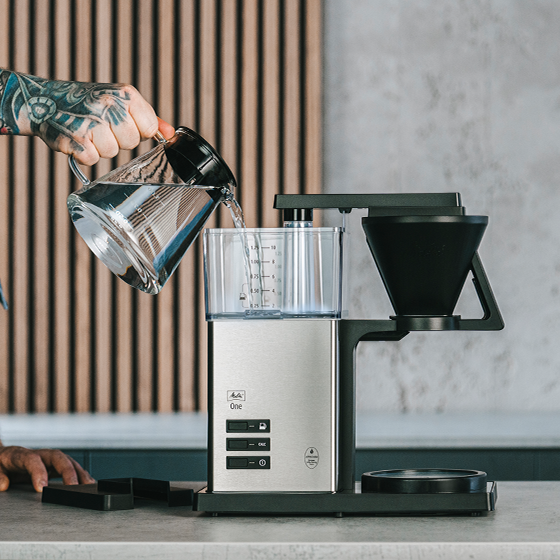 Produktbild von Melitta One® Filterkaffeemaschine, Schwarz-Edelstahl - 3