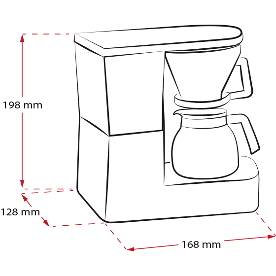 Produktbild von Aromaboy® Filterkaffeemaschine, Schwarz - 15