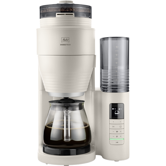 Produktbild von AromaFresh Pro X Filterkaffeemaschine mit Mahlwerk, Warm grey - 2
