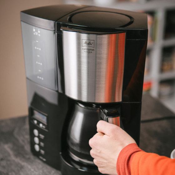 Produktbild von Optima Timer Filterkaffeemaschine, Schwarz - 4