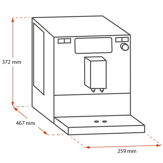 Produktbild von Barista TS Smart® Kaffeevollautomat, Schwarz - 12