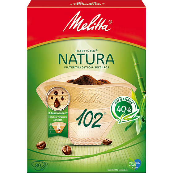Produktbild von Melitta® Natura, 102®, 80 St. Filtertüten® - 1