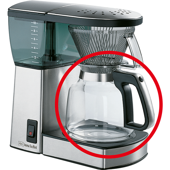 Produktbild von Glaskanne, Aroma Excellent Steel Glas: Typ M 510 - 1