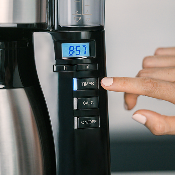 Produktbild von LOOK® Therm Timer Filterkaffeemaschine, Schwarz - 15