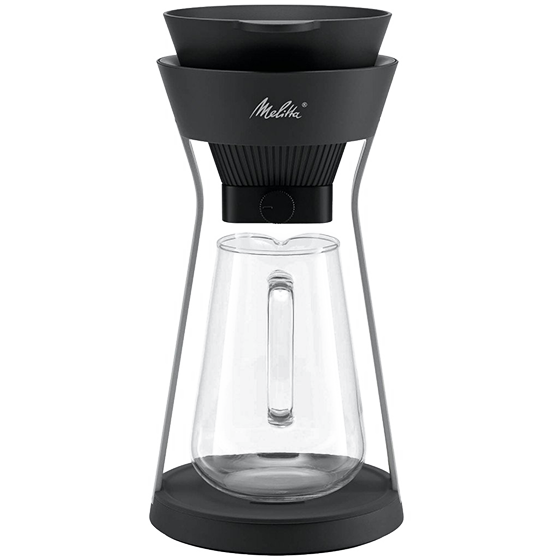 Melitta AMANO® Kaffeebereiter, schwarz-silber (B-Ware)